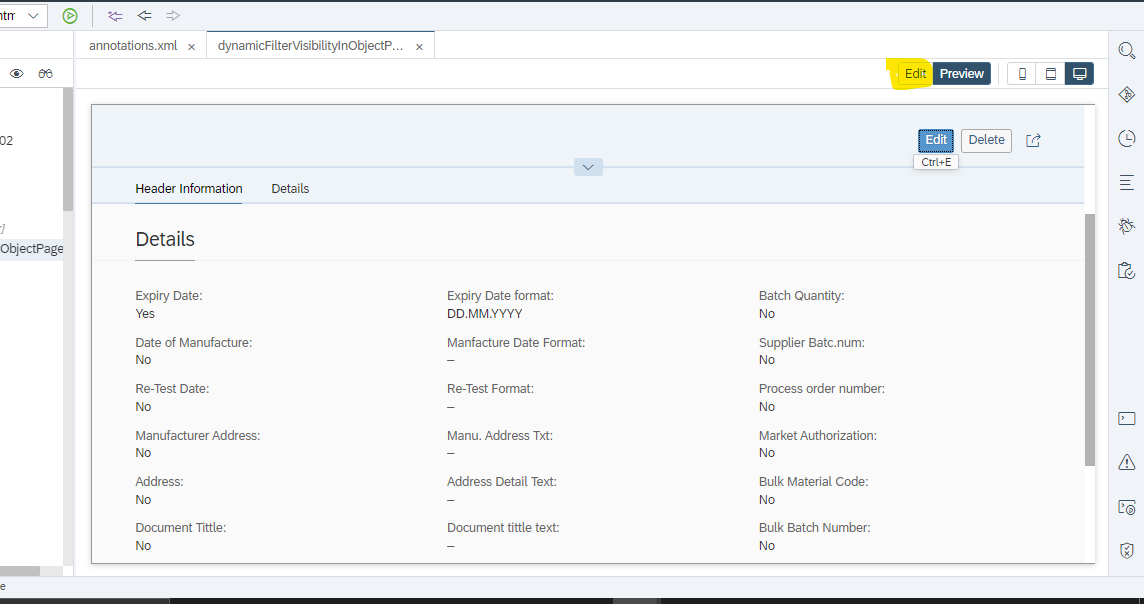 Fiori Elements- (List Report /Object Page)-Enable/Disable/Hide/Unhide ...