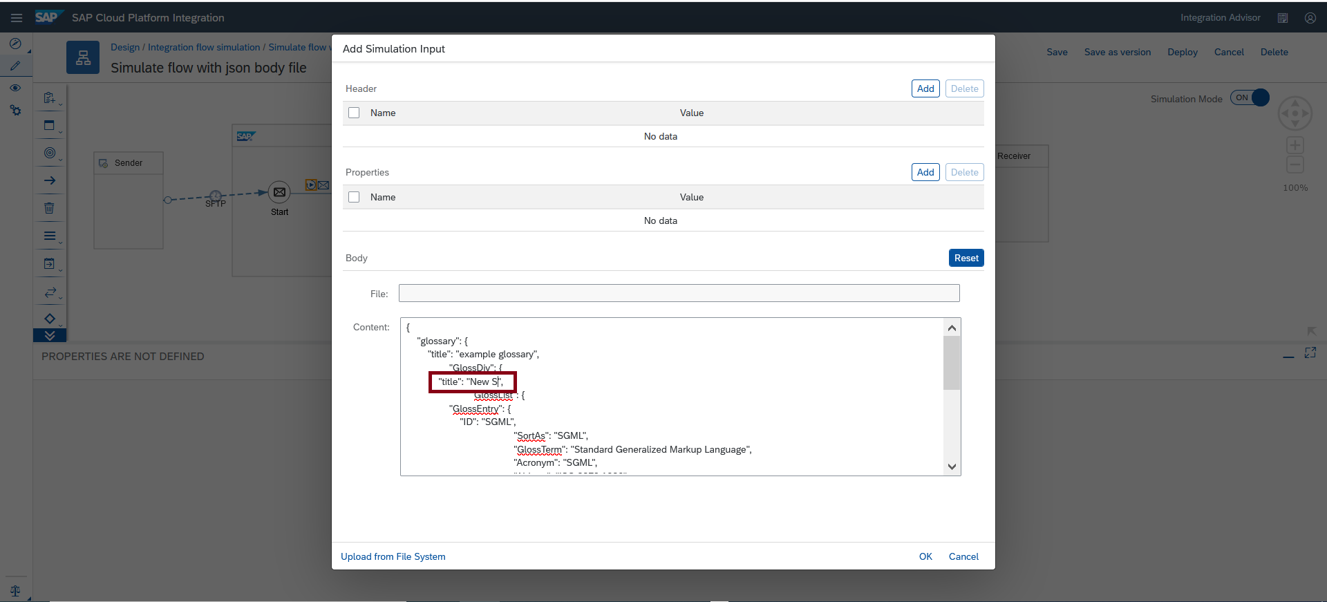 SAP Cloud Platform Integration – Simulate Integration Flow With Various ...