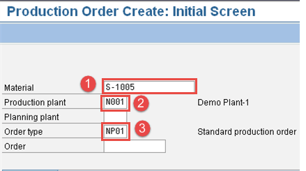 Product order