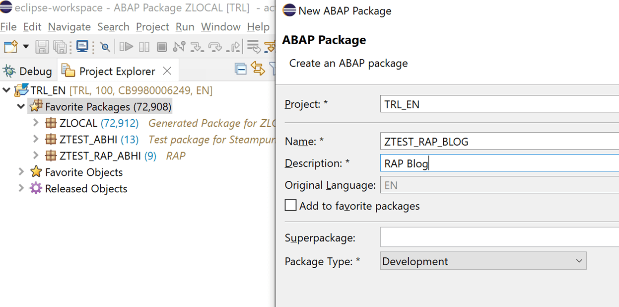 ABAP RESTful Application Programming Model (RAP) – ABAP Cloud